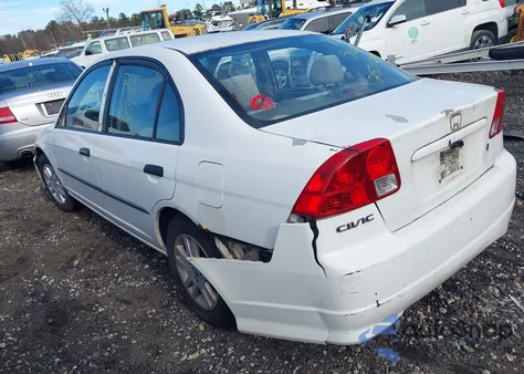 2004 Honda Civic Vp из США, поврежденный, VIN 1HGES163X4L007616